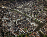 835940 Luchtfoto van Wijk C te Utrecht en het gebied tussen de Amsterdamsestraatweg en Oudenoord met op de voorgrond de ...